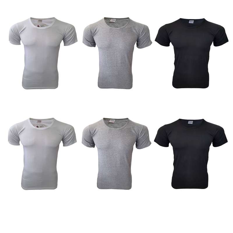 زیرپوش آستین دار مردانه ساران مدل SARAN-23A مجموعه 6 عددی