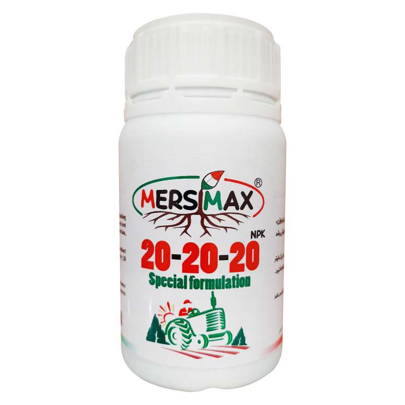 کود سه بیست پودری مرسیمکس مدل NPK 20.20.20 کد 3npk وزن 100 گرم کود سه بیست پودری مرسیمکس مدل NPK 20.20.20 کد 3npk وزن 100 گرم