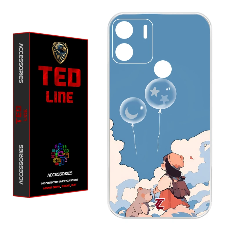 کاور تدلاین طرح دخترانه کد 1202 مناسب برای گوشی موبایل شیائومی Redmi A1 Plus / A2 Plus / Poco C51