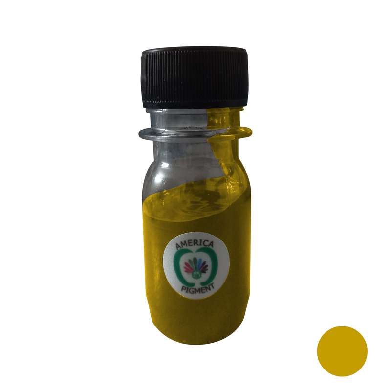 رنگ تتو آمریکاپیگمنت مدل MICRO 25 حجم 25 میلی لیتر رنگ زرد