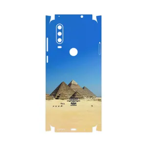 MAHOOT Pyramids of Egypt-FullSkin Cover Sticker for Motorola One Action