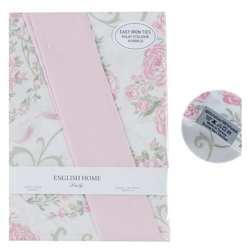 روکش لحاف انگلیش هوم مدل Rose Bush یک نفره سایز 160x220 سانتی متر