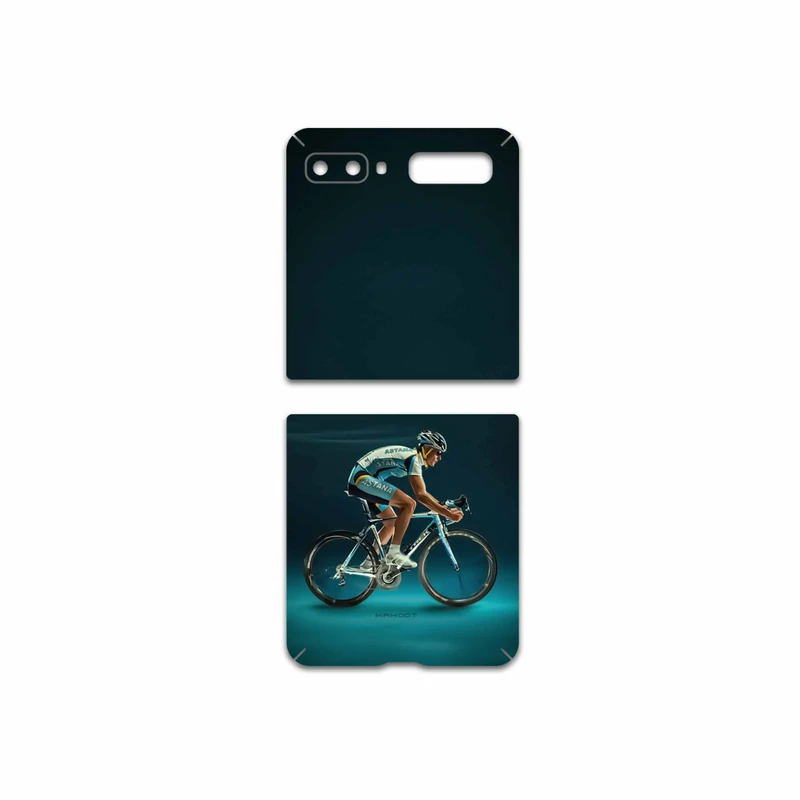 برچسب پوششی ماهوت مدل Road-cycling مناسب برای گوشی موبایل سامسونگ Galaxy Z Flip