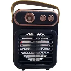 پنکه شارژی مدل مه پاش Sm878 ظرفیت 1200 میلی آمپر ساعت 