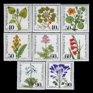 تمبر یادگاری مدل خارجی مجموعه 8 عددی 