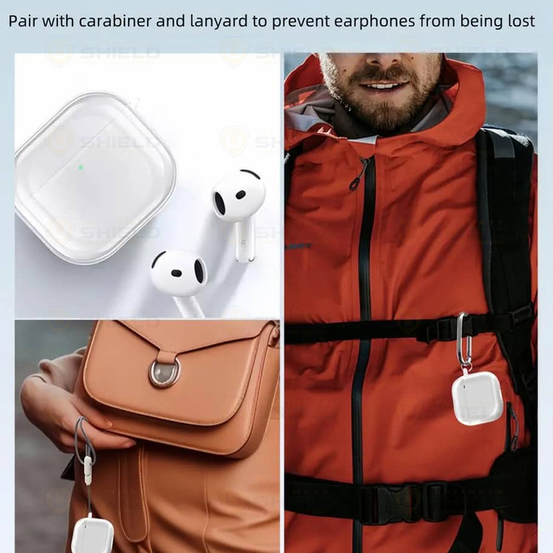 کاور آلتیمیت شیلد مدل Clear-UL مناسب برای کیس اپل AirPods 4