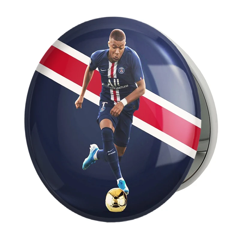 آینه جیبی خندالو طرح امباپه مدل تاشو کد 2092 