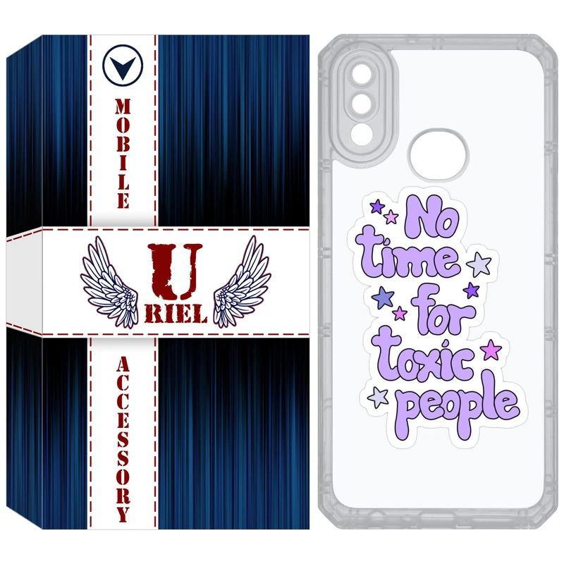 کاور یوریل قاب مدل Clear کد 97 طرح Toxic مناسب برای گوشی موبایل سامسونگ Galaxy A10S / M10S