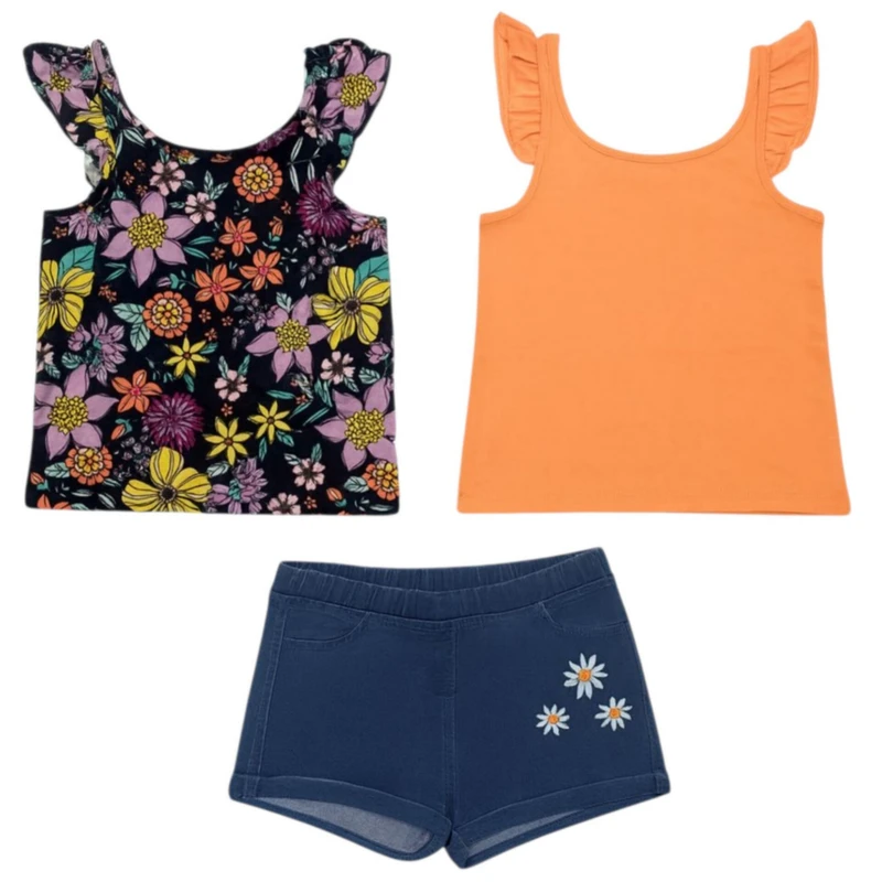 ست 3 تکه لباس دخترانه سی اند ای کد SS777