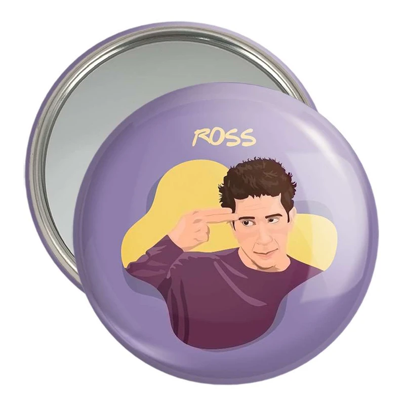 آینه جیبی خندالو طرح راس سریال فرندز کد 3905