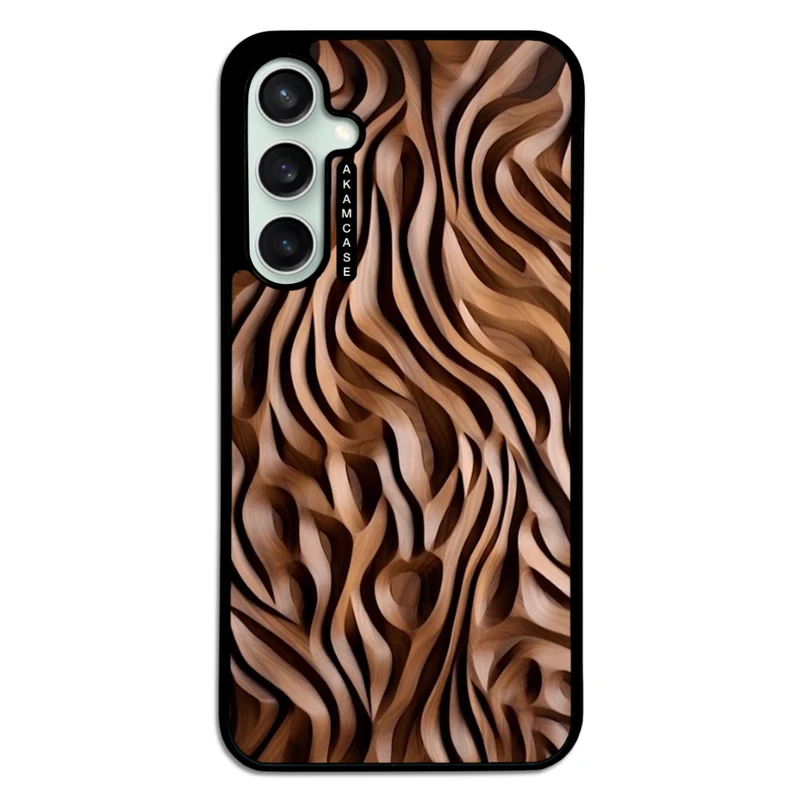 کاور آکام مدل AMC-WSGS23FE-WOOD-7 مناسب برای گوشی موبایل سامسونگ Galaxy S23 FE