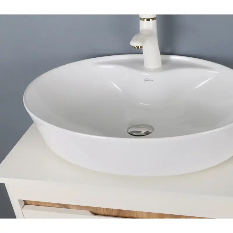 ست کابینت و روشویی دلفین مدل ZN-R20-6040 به همراه آینه و باکس