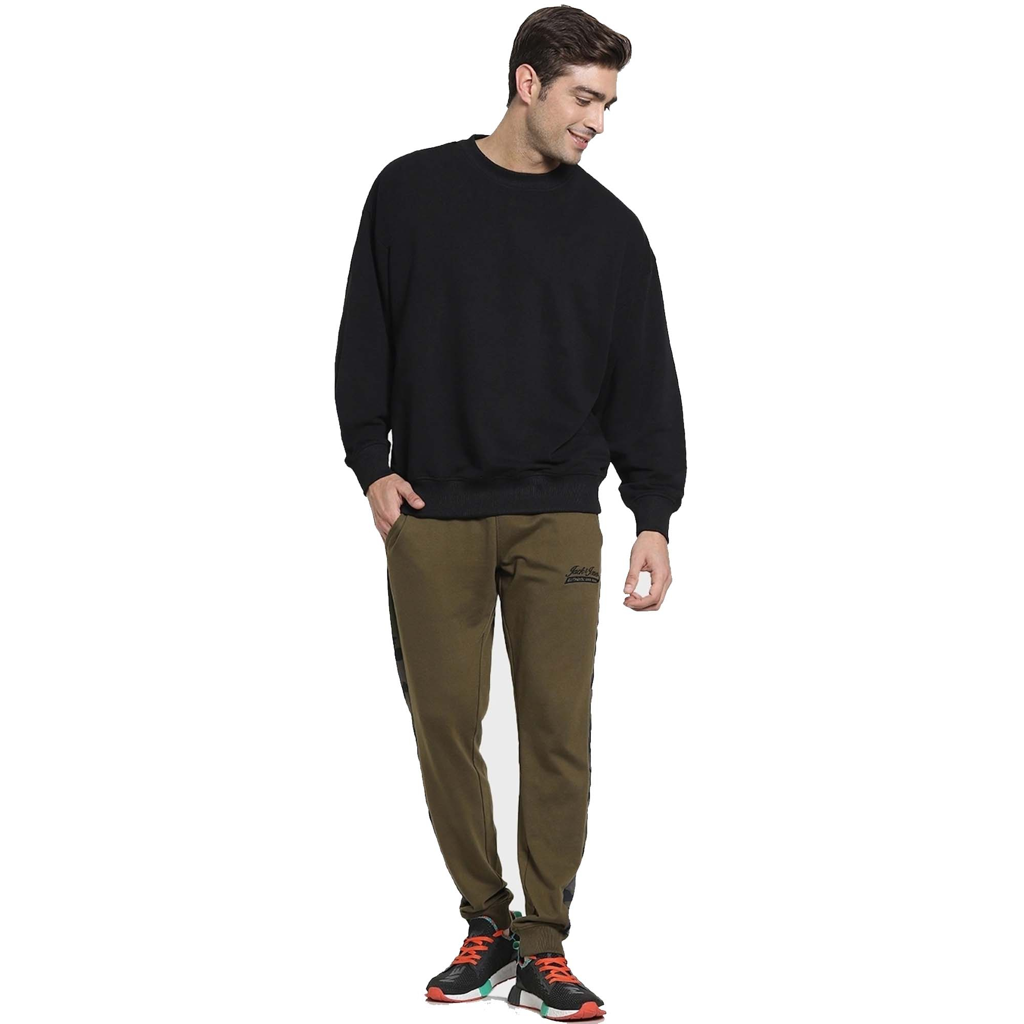 سویشرت مردانه مدل دورس سه نخ پنبه ای کد HC1