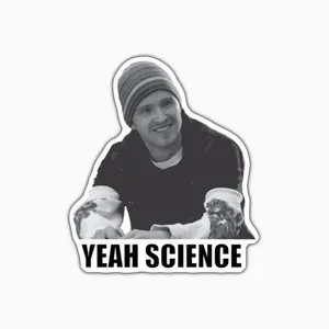استیکر لپ تاپ و موبایل بووم طرح سریال Breaking Bad مدل Science کد WR11