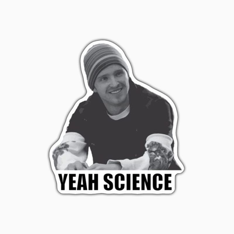 استیکر لپ تاپ و موبایل بووم طرح سریال Breaking Bad مدل Science کد WR11