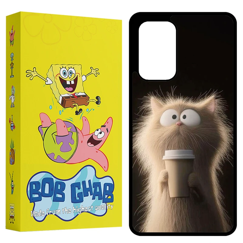 کاور باب قاب طرح گربه مدل BCPA53 مناسب برای گوشی موبایل سامسونگ Galaxy A53 5G