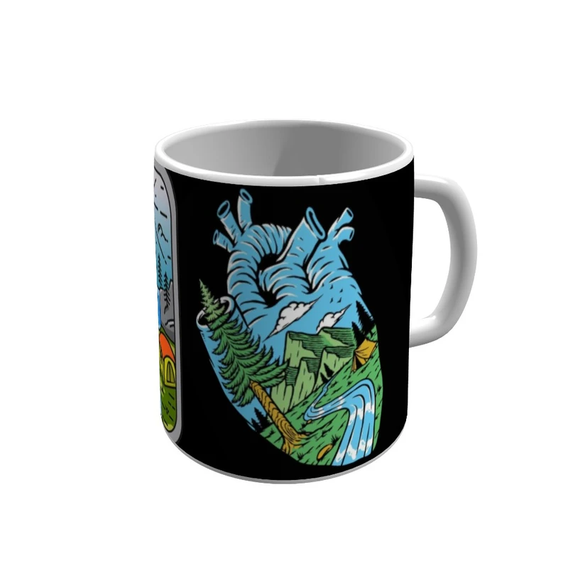 ماگ پاد آفرین مدل طبیعت کد v107