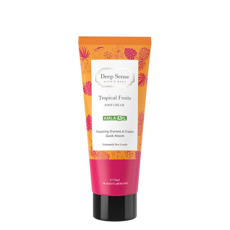 کرم رفع ترک پا دیپ سنس مدل تروپیکال حجم 75 میلی لیتر