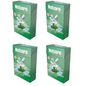 آدامس دراژه بدون شکر نعنا یخی ناتسور بسته 4 عددی