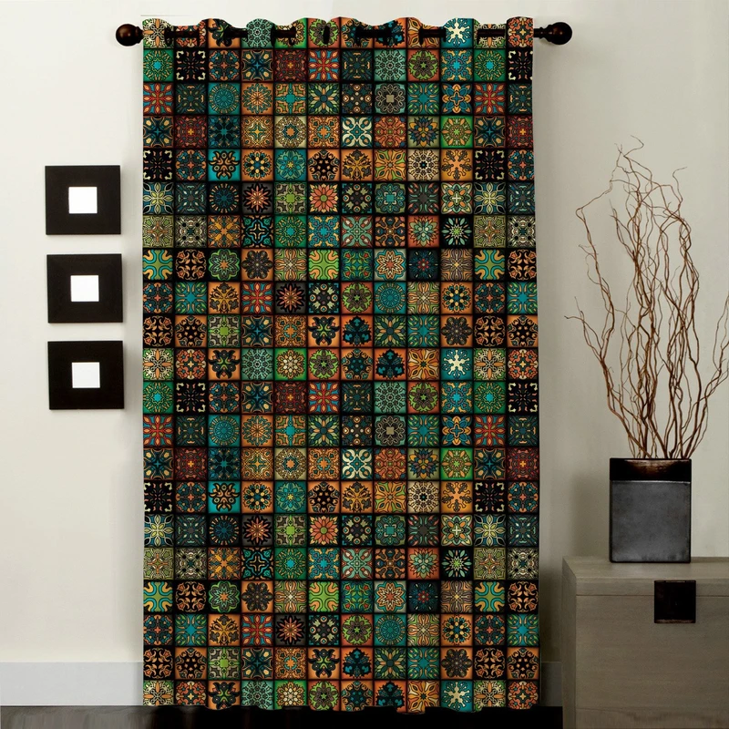 پرده رنس مدل C1-50076 ارتفاع 290 سانتی متر