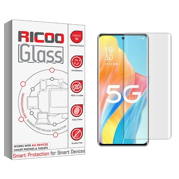 محافظ صفحه نمایش ریکو مدل RiC2 UV مناسب برای گوشی موبایل اوپو A1 Pro