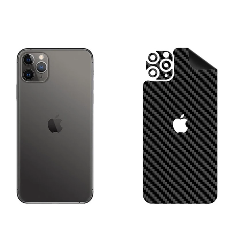 برچسب پوششی بستور مدل BT-Fiber طرح فیبر کربن مناسب برای گوشی موبایل اپل iPhone 11 Pro Max