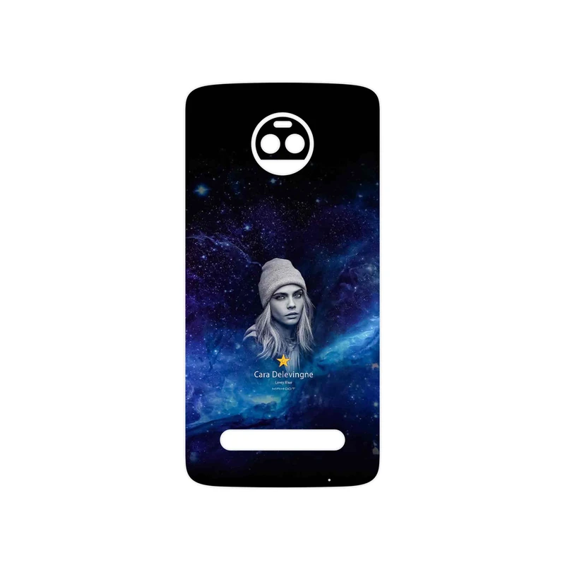 برچسب پوششی ماهوت مدل Cara Delevingne مناسب برای گوشی موبایل موتورولا Moto Z2 Force