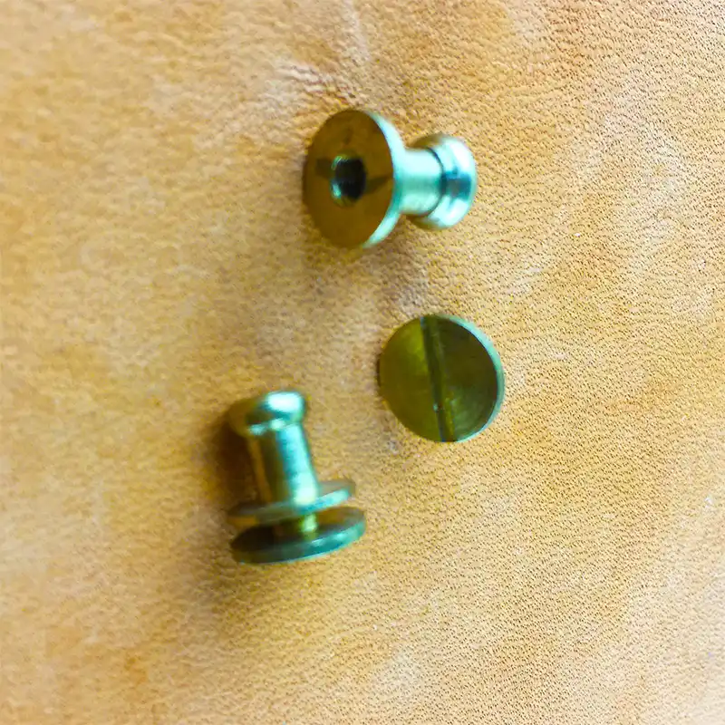 یراق نک دکمه چرم دوزی مدل Nak-20 بسته 20 عددی