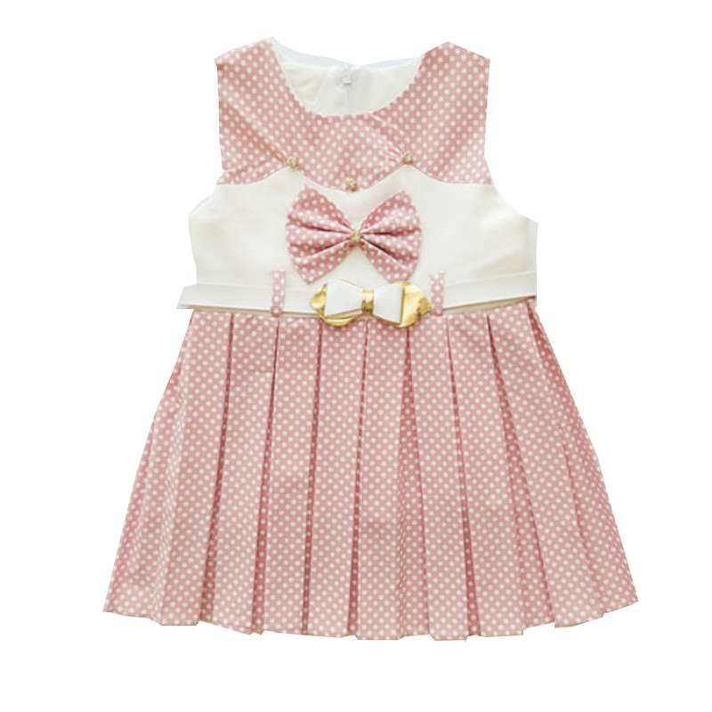 پیراهن دخترانه مدل پاپیون کد 300408