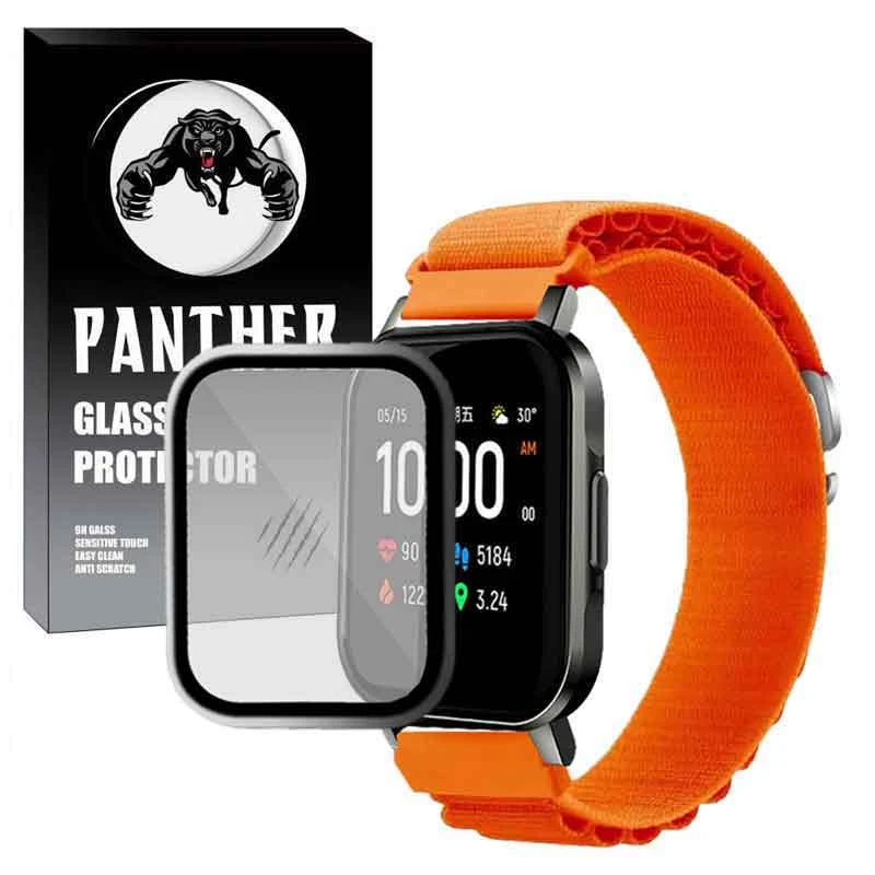 بند پنتر مدل LOOP ALPINE مناسب برای ساعت هوشمند هایلو LS01 / LS02 به همراه محافظ صفحه نمایش