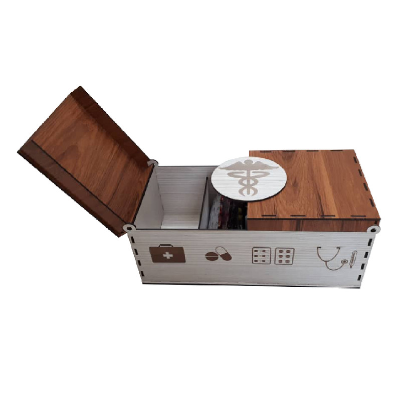 جعبه نگهدارنده دارو مستر راد مدل LC108 کد KZV20