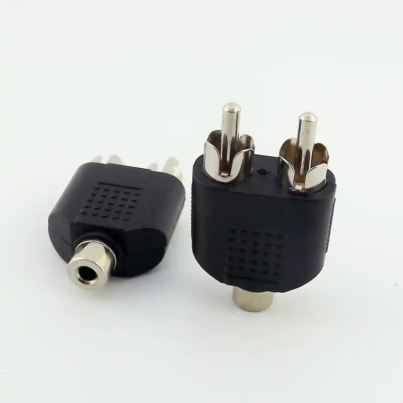 مبدل جک 3.5 میلی متری به 2 RCA مدل 349