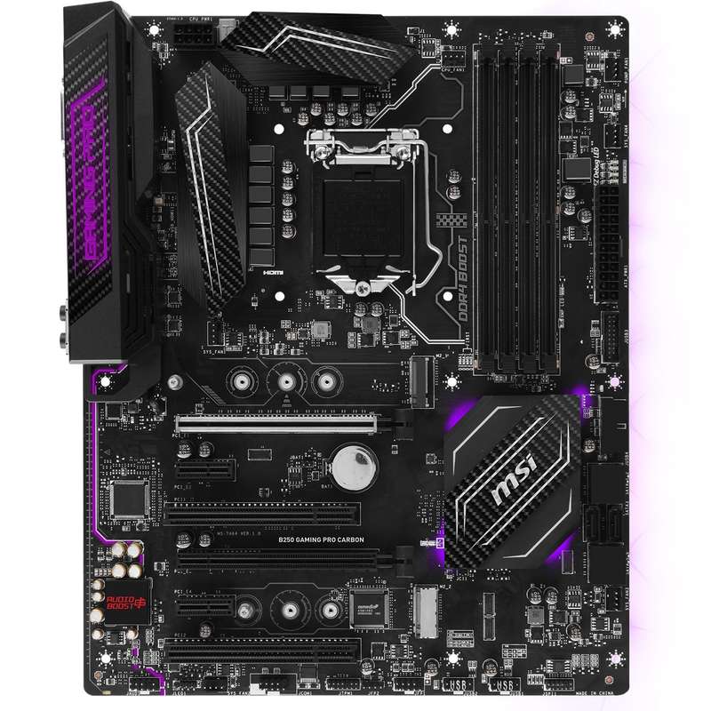 مادربرد ام اس آی مدل B250 GAMING PRO CARBON