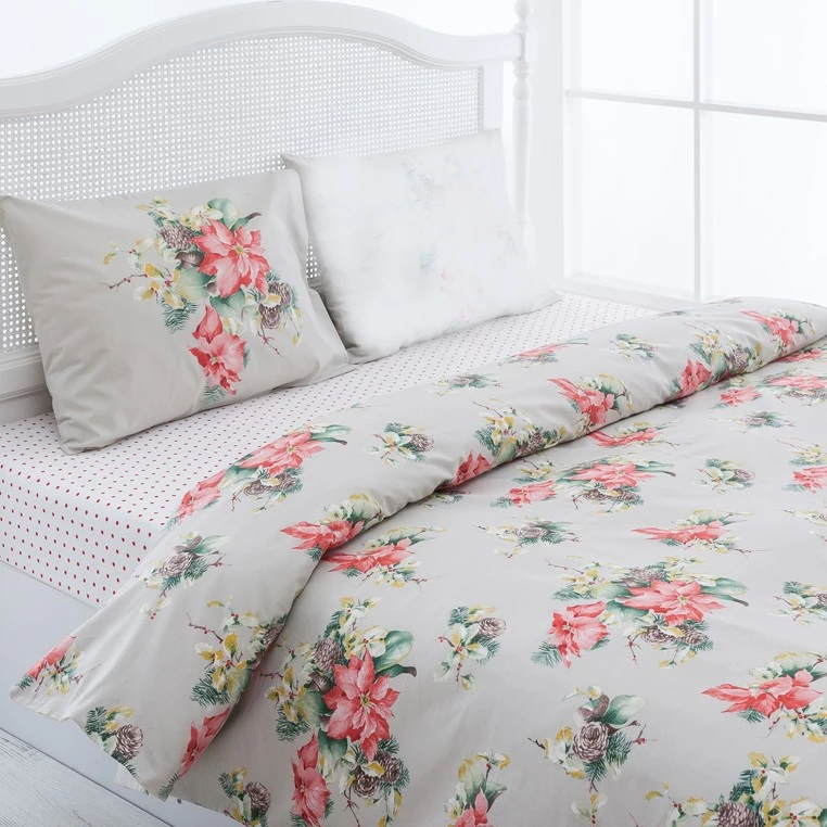 سرویس ملحفه انگلیش هوم مدل Winter Romance یک نفره 3 تکه