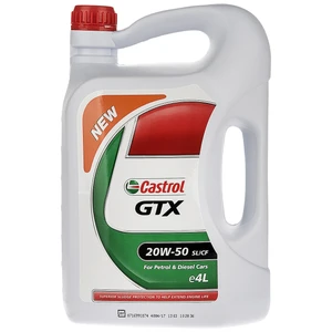 روغن موتور خودرو کاسترول مدل GTX 20W-50 ظرفیت 4 لیتر