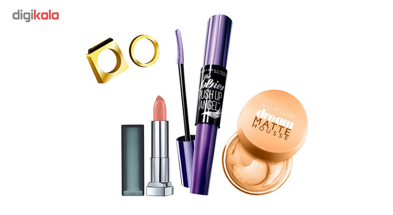 موس میبلین مدل Dream Matte 48 به همراه ریمل مدل Push Up Angel و رژ لب مدل Sensational Matte 930 موس میبلین مدل Dream Matte 48 به همراه ریمل مدل Push Up Angel و رژ لب مدل Sensational Matte 930