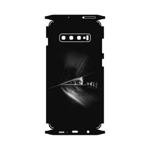 MAHOOT Black Portrait-FullSkin Cover Sticker for Samsung Galaxy S10 Plus