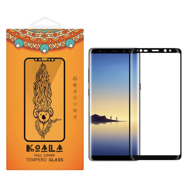 محافظ صفحه نمایش شیشه ای کوالا مدل Full Cover مناسب برای گوشی موبایل سامسونگ Galaxy Note 8 محافظ صفحه نمایش شیشه ای کوالا مدل Full Cover مناسب برای گوشی موبایل سامسونگ Galaxy Note 8