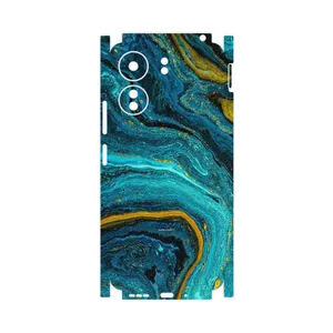 MAHOOT Turquoise marblewith golden streaks-FullSkin Cover Sticker for Xiaomi Redmi 13C