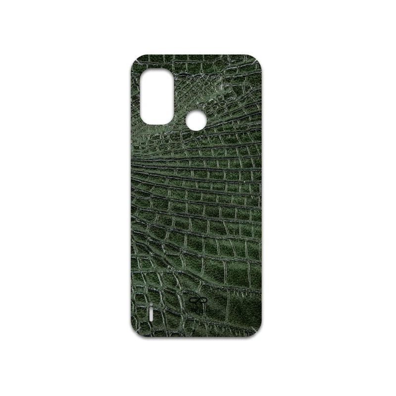 برچسب پوششی ماهوت مدل Green-Crocodile-Leather مناسب برای گوشی موبایل نوکیا G11 Plus