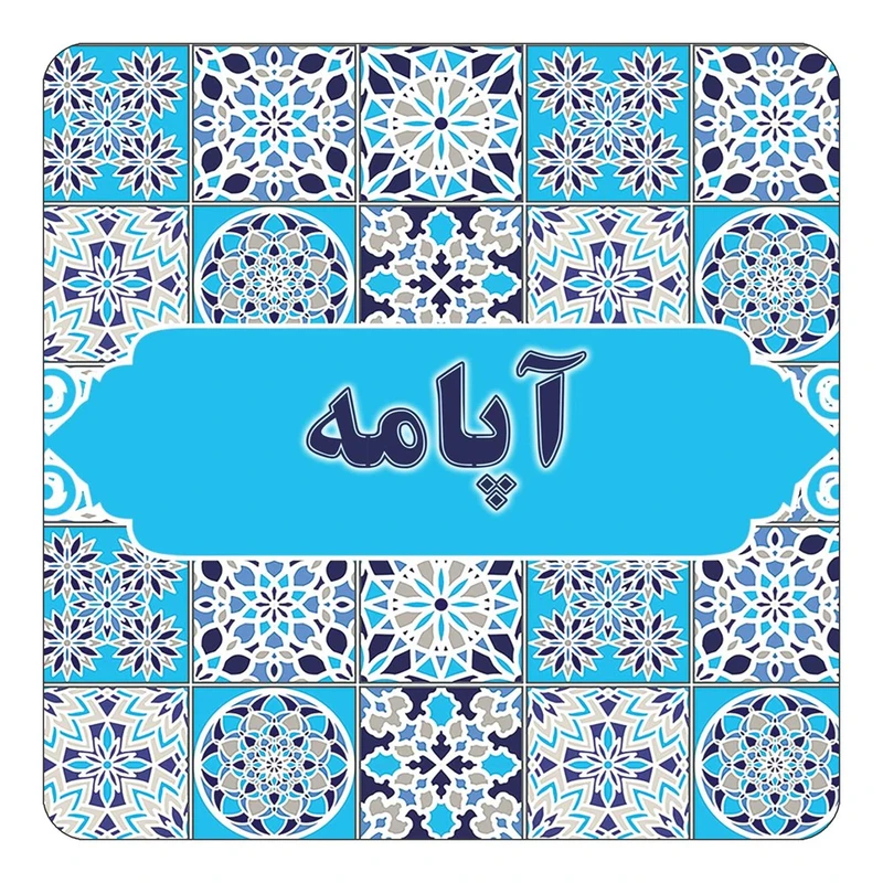 مگنت کاکتی طرح اسم آپامه مدل اسلیمی کد mg19854