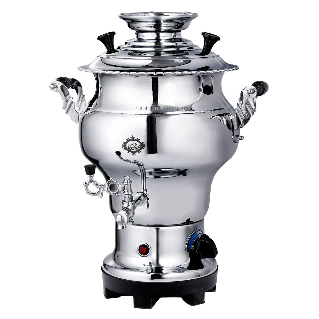 سماور برقی عالی نسب مدل سیلور ظرفیت 7 لیتر سماور برقی عالی نسب مدل سیلور ظرفیت 7 لیتر