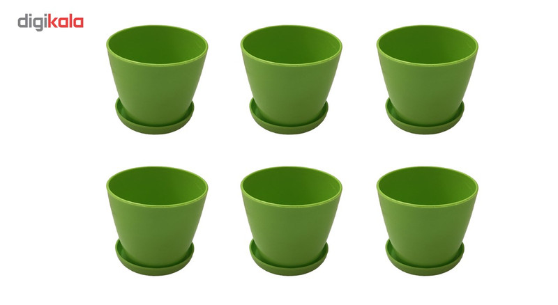 گلدان گلپونه مدل Narsis 341 مجموعه 6 عددی گلدان گلپونه مدل Narsis 341 مجموعه 6 عددی