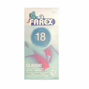 کاندوم فارکس مدل Classic 18 بسته 12 عددی