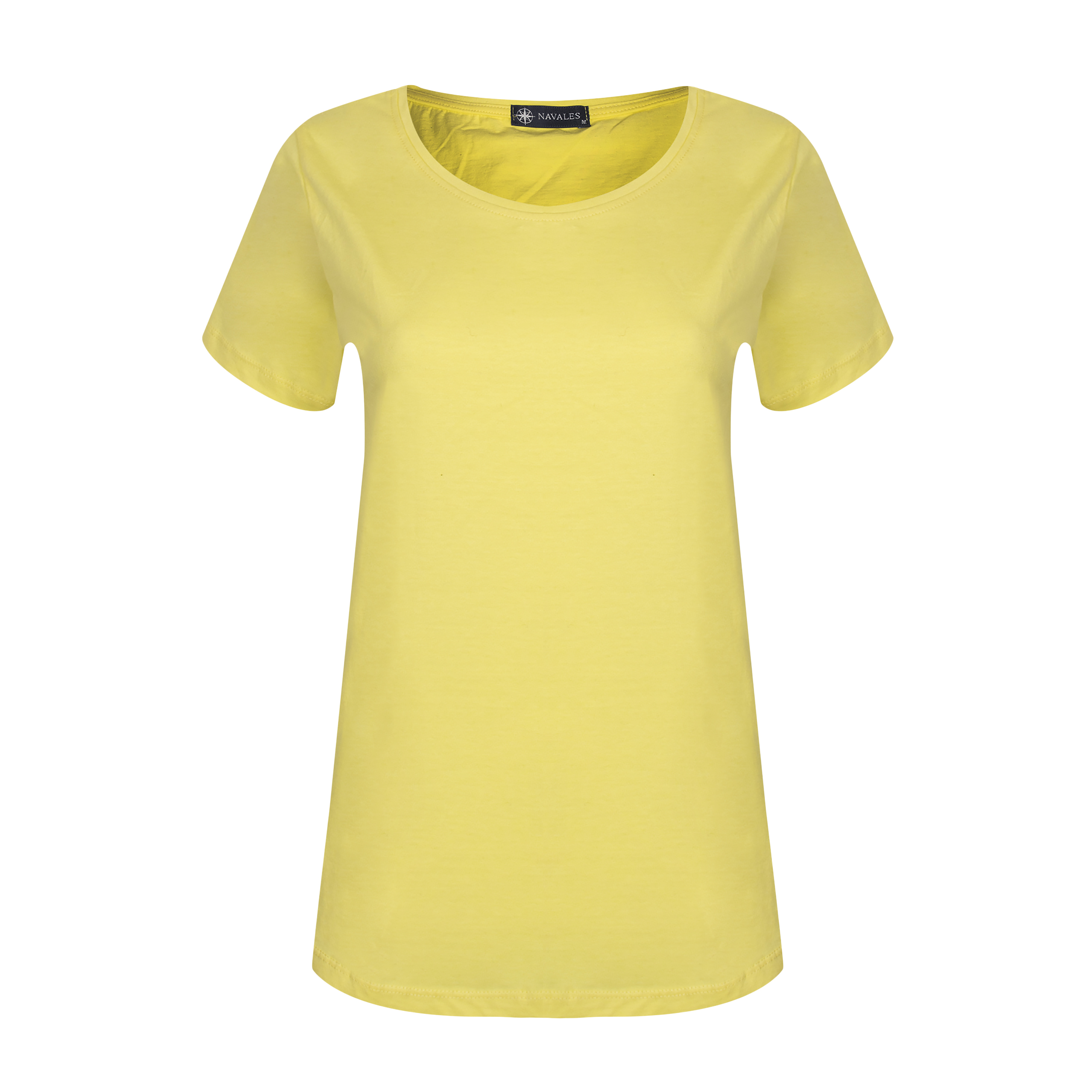 تی شرت آستین کوتاه زنانه ناوالس مدل OCEAN S S TEES-W رنگ زرد -  - 1