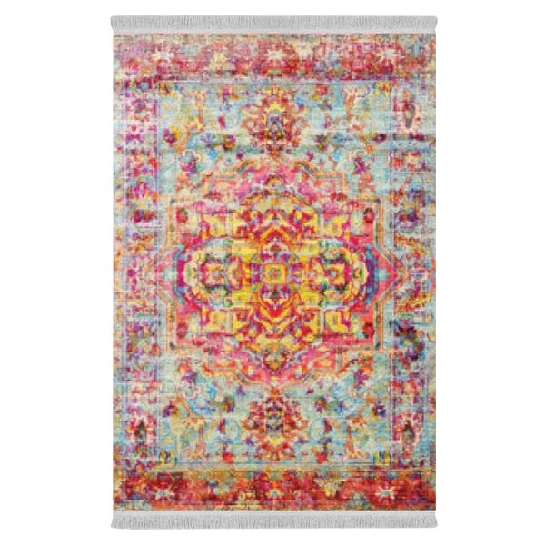 فرش پارچه‌ای دفه مدل فرشینه طرح مدرن  کد 8188