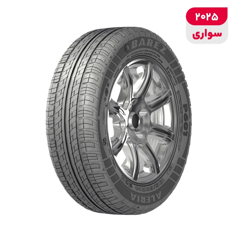 لاستیک خودرو بارز مدل P602 سری Aleria سایز 14 / 60 / 185 میلی‌متر تولید سال 2025 - 1 حلقه