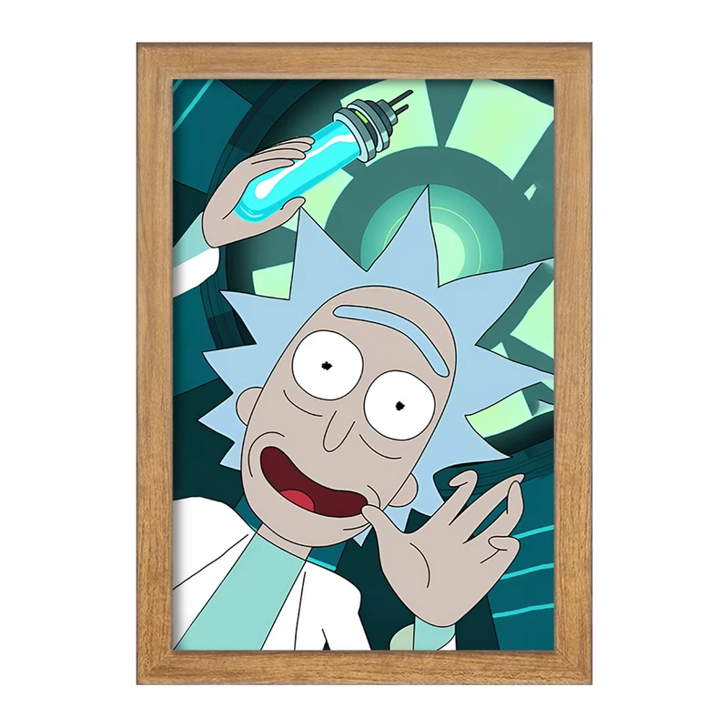تابلو خندالو مدل ریک و مورتی (Rick and Morty) کد F4010
