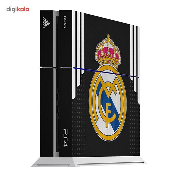 برچسب عمودی پلی استیشن 4 ونسونی طرح Real Madrid CF Black 2016