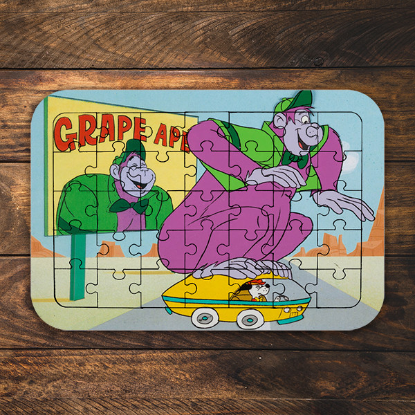 پازل 35 تکه طرح انیمیشن گوریل انگوری مدل NI1202